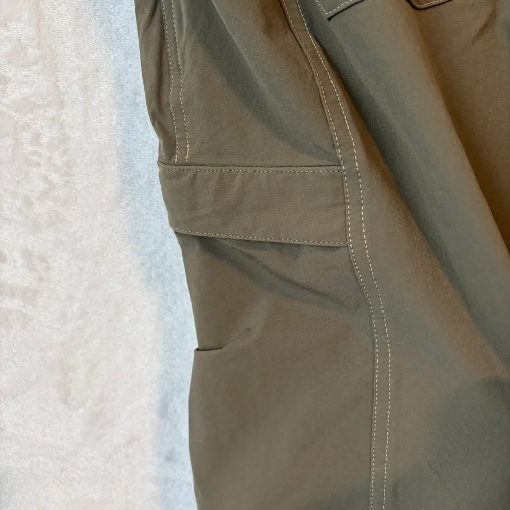 KUHL womens green Anika Convertible Soft-Shell Pants zip‎ off to shorts size 14 - Picture 11 of 13